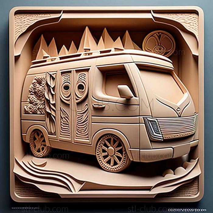 3D мадэль Nissan Caravan (STL)